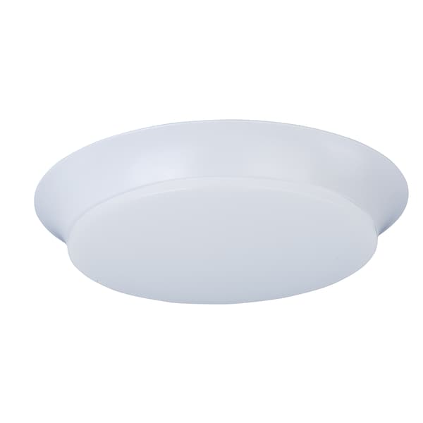 Maxim Profile EE 1-Light 11.75" Wide White Flush Mount Light 87595WTWT - main